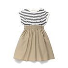 【ブランシェス/branshes / KIDS】の【WEB限定/DRC】ウエスト切替ドッキング半袖ワンピース ベージュ|ID: prp329100004528308 ipo3291000000032020139