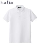 【イーストボーイ/EASTBOY】のポロシャツ 半袖 COOLMAX スクール 制服 通学 中学生 高校生 人気、トレンドファッション・服の通販 founy(ファニー) ファッション Fashion レディースファッション WOMEN トップス・カットソー Tops/Tshirt シャツ/ブラウス Shirts/Blouses ポロシャツ Polo Shirts スリット Slit タンブラー Tumbler 定番 Standard ポケット Pocket ポロシャツ Polo Shirt 半袖 Short Sleeve おすすめ Recommend 夏 Summer thumbnail ホワイト×サックス|ID: prp329100004528310 ipo3291000000032020148