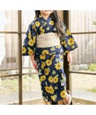 【エフオー オンラインストア/F.O.Online Store / KIDS】の【リンク】アプレのはんなり浴衣 ネイビーブルー|ID: prp329100004528312 ipo3291000000033462197