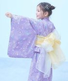 【デビロック/devirock / KIDS】のワンピースにもなる セパレート浴衣 帯2本セット 浴衣 014-シェル-パープル|ID: prp329100004528326 ipo3291000000032080932