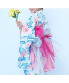 【デビロック/devirock / KIDS】のワンピースにもなる セパレート浴衣 帯2本セット 浴衣 015-ヒマワリ-オフホワイト|ID: prp329100004528326 ipo3291000000032080934