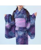 【デビロック/devirock / KIDS】のワンピースにもなる セパレート浴衣 帯2本セット 浴衣 017-打ち上げ花火-ネイビー|ID: prp329100004528326 ipo3291000000032080936