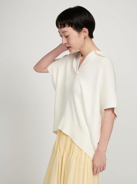 【エミ/emmi】のニットポロトップス 人気、トレンドファッション・服の通販 founy(ファニー) ファッション Fashion レディースファッション Ladies' Fashion Online トップス・カットソー Tops/Tshirt ニット Knit Tops ウォッシャブル Washable ポロシャツ Polo Shirt 夏 Summer |ID:prp329100004528327