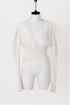 【その他のブランド/Other】のROSE JACQUARD PUFF-SLEEVED BLOUSE ECRU|ID: prp329100004528353 ipo3291000000032020312