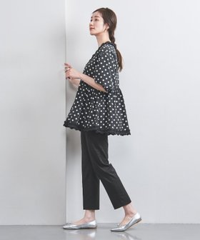 【ユナイテッドアローズ/UNITED ARROWS】のタック フリルVネック ハーフスリーブ ブラウス 人気、トレンドファッション・服の通販 founy(ファニー) ファッション Fashion レディースファッション WOMEN トップス・カットソー Tops/Tshirt シャツ/ブラウス Shirts/Blouses Vネック V-Neck スリーブ Sleeve タイプライター Typewriter デニム Denim ドット Dot ハーフ Half フェミニン Feminine フリル Frills ワイド Wide おすすめ Recommend |ID:prp329100004528363