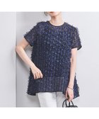 【その他のブランド/Other】のリボン カットジャカード ショートスリーブ ブラウス BLACK|ID: prp329100004528371 ipo3291000000032020382