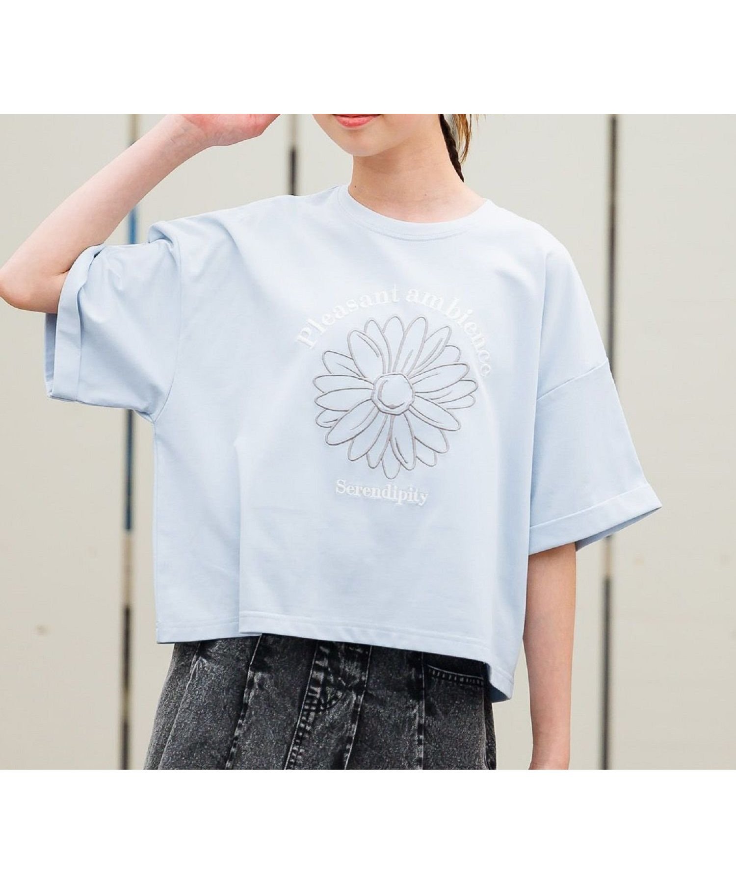 【グローバルワーク/GLOBAL WORK / KIDS】のヘビロッTEEワイドモチーフ/キッズ/324954 インテリア・キッズ・メンズ・レディースファッション・服の通販 founy(ファニー) 　ファッション　Fashion　キッズファッション　Fashion for Kids　グラフィック　Graphic, Graphic Design　トレンド　Trend, Trending Now　プリント　Print, Printed Pattern　ボトム　Bottoms, Lower Wear　モチーフ　Motif, Design Theme　リボン　Ribbon, Bow　ワイド　Wide, Wide Fit　人気　Popular, Best Seller　吸水　Absorbent, Quick-Dry　サックス82|ID: prp329100004528373 ipo3291000000032728033