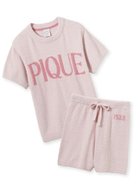 【ジェラート ピケ/gelato pique / KIDS】の【JUNIOR】スムーズィーロゴジャガードプルオーバー ショートパンツセット PNK[066]|ID: prp329100004528382 ipo3291000000032642847