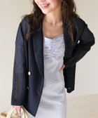 【ラブティックボンボン/La boutique BonBon】の【完売カラー再追加!スタッフmiki監修】メッシュメタルボタンライトジャケット 人気、トレンドファッション・服の通販 founy(ファニー) ファッション Fashion レディースファッション WOMEN アウター Coat Outerwear ジャケット Jackets おすすめ Recommend サテン Satin ジャケット Jacket タンク Tank デニム Denim トレンド Trend メッシュ Mesh エレガント 上品 Elegant 人気 Popularity thumbnail ネイビー|ID: prp329100004528389 ipo3291000000032020462