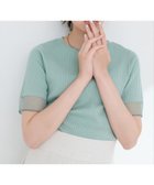 【ナチュラルクチュール/natural couture】の袖口シアー強撚リブニット 人気、トレンドファッション・服の通販 founy(ファニー) ファッション Fashion レディースファッション Fashion for Women トップス・カットソー Cut & Sew Tops ニット Knit Tops & Sweaters 2025年 2025 2025春夏・S/S Spring/Summer 2025 SS25 インナー Innerwear キャミソール Camisole, Spaghetti Strap Top サロペット Overalls, Salopette シアー Sheer, See-Through シンプル Simple, Minimal スリット Slit, Slit Detail トレンド Trend, Trending Now リブニット Rib Knit, Ribbed Knit エレガント 上品 Elegant 今季 This Season, Current Season 夏 Summer 春 Spring S/S・春夏 SS, Spring/Summer, Warm Season thumbnail ミント|ID: prp329100004528392 ipo3291000000032740193