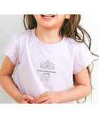 【その他のブランド/Other】の【スララク/防汚加工/オーガニックコットン】ときめき女の子半袖Tシャツ(80~130cm) パープル×きらきら刺しゅうリボン|ID: prp329100004528394 ipo3291000000032020479