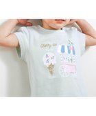 【その他のブランド/Other】の【スララク/防汚加工/オーガニックコットン】ときめき女の子半袖Tシャツ(80~130cm) ミントグリーン×きらきらアイス|ID: prp329100004528394 ipo3291000000032020482