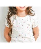 【その他のブランド/Other】の【スララク/防汚加工/オーガニックコットン】ときめき女の子半袖Tシャツ(80~130cm) オフホワイト×ハート総柄|ID: prp329100004528394 ipo3291000000032020487