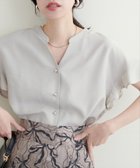 【ナチュラルクチュール/natural couture】の麻調合繊フリル袖ブラウス 人気、トレンドファッション・服の通販 founy(ファニー) ファッション Fashion レディースファッション WOMEN トップス・カットソー Tops/Tshirt シャツ/ブラウス Shirts/Blouses ボリュームスリーブ / フリル袖 Volume Sleeve 2025年 2025 2025春夏・S/S Ss,Spring/Summer,2025 インナー Inner キャミワンピース Cami Dress シルバー Silver スキッパー Skipper ダウン Down デニム Denim フェミニン Feminine フリル Frills ポケット Pocket エレガント 上品 Elegant 夏 Summer thumbnail ライトベージュ|ID: prp329100004528401 ipo3291000000032215834