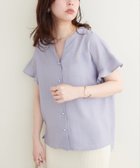 【ナチュラルクチュール/natural couture】の麻調合繊フリル袖ブラウス 人気、トレンドファッション・服の通販 founy(ファニー) ファッション Fashion レディースファッション WOMEN トップス・カットソー Tops/Tshirt シャツ/ブラウス Shirts/Blouses ボリュームスリーブ / フリル袖 Volume Sleeve 2025年 2025 2025春夏・S/S Ss,Spring/Summer,2025 インナー Inner キャミワンピース Cami Dress シルバー Silver スキッパー Skipper ダウン Down デニム Denim フェミニン Feminine フリル Frills ポケット Pocket エレガント 上品 Elegant 夏 Summer thumbnail サックスブルー|ID: prp329100004528401 ipo3291000000032215839