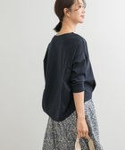 【アーバンリサーチ ドアーズ/URBAN RESEARCH DOORS】のコットンバックタック7分袖プルオーバー NAVY|ID: prp329100004528418 ipo3291000000032082395