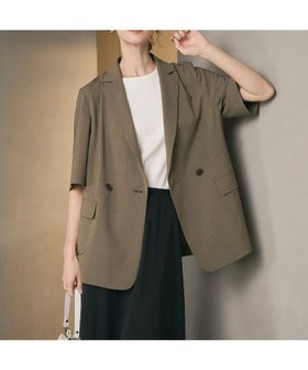 【ビューティ&ユース ユナイテッドアローズ/BEAUTY&YOUTH / UNITED ARROWS】のハーフスリーブ ジャケット 人気、トレンドファッション・服の通販 founy(ファニー) ファッション Fashion レディースファッション Ladies' Fashion Online アウター Coat Outerwear ジャケット Jackets 洗える Washable キャミソール Camisole 吸水 Water Absorption ジャケット Jacket スリーブ Sleeve ダブル Double ハーフ Half プリント Print ボトム Bottom 羽織 Haori おすすめ Recommend |ID:prp329100004528420