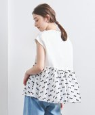 【その他のブランド/Other】のリボン カットジャカード コンビ ブラウス OFF WHITE|ID: prp329100004528422 ipo3291000000032020615