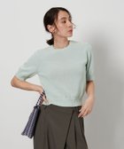 【ビューティ&ユース ユナイテッドアローズ/BEAUTY&YOUTH / UNITED ARROWS】のコイルニット ショートスリーブ プルオーバー -ウォッシャブル- 人気、トレンドファッション・服の通販 founy(ファニー) ファッション Fashion レディースファッション WOMEN トップス・カットソー Tops/Tshirt ニット Knit Tops プルオーバー Pullover おすすめ Recommend ウォッシャブル Washable コンパクト Compact ショート Short シンプル Simple スリーブ Sleeve デニム Denim トレンド Trend ラップ Wrap エレガント 上品 Elegant 半袖 Short Sleeve thumbnail LIME|ID: prp329100004528441 ipo3291000000032020695