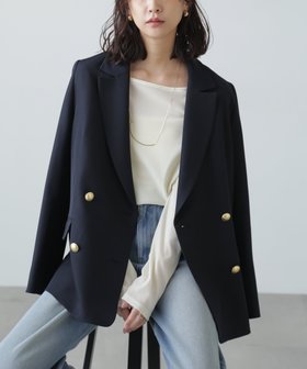 【フリーズマート/FREE'S MART】のダブルブレストジャケット 人気、トレンドファッション・服の通販 founy(ファニー) ファッション Fashion レディースファッション WOMEN アウター Coat Outerwear ジャケット Jackets ジャケット Jacket スタンダード Standard スリット Slit ダブル Double マニッシュ Mannish |ID:prp329100004528443