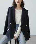 【フリーズマート/FREE'S MART】のダブルブレストジャケット 人気、トレンドファッション・服の通販 founy(ファニー) ファッション Fashion レディースファッション WOMEN アウター Coat Outerwear ジャケット Jackets ジャケット Jacket スタンダード Standard スリット Slit ダブル Double マニッシュ Mannish thumbnail ネイビー|ID: prp329100004528443 ipo3291000000032020698