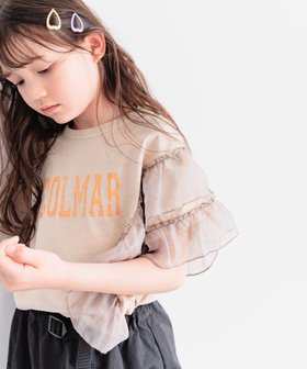 【ベイフロー/BAYFLOW / KIDS】のトレンドデザイン リメイク風 オーガンジーフリルT(KIDS) 人気、トレンドファッション・服の通販 founy(ファニー) ファッション Fashion キッズファッション KIDS おすすめ Recommend オーガンジー Organdy ガーリー Girly シンプル Simple トレンド Trend フリル Frills プリント Print ボトム Bottom リメイク Remake ヴィンテージ Vintage 夏 Summer |ID:prp329100004528450