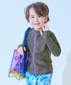 【デビロック/devirock / KIDS】のUVカット 無地 長袖ジップラッシュガード 長袖ラッシュガード 水着 プールグッズ 25SS 004-スミクロ|ID: prp329100004528454 ipo3291000000032132453