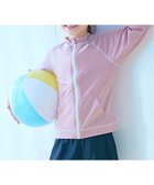 【デビロック/devirock / KIDS】のUVカット 無地 長袖ジップラッシュガード 長袖ラッシュガード 水着 プールグッズ 25SS 006-ピンク|ID: prp329100004528454 ipo3291000000032132454