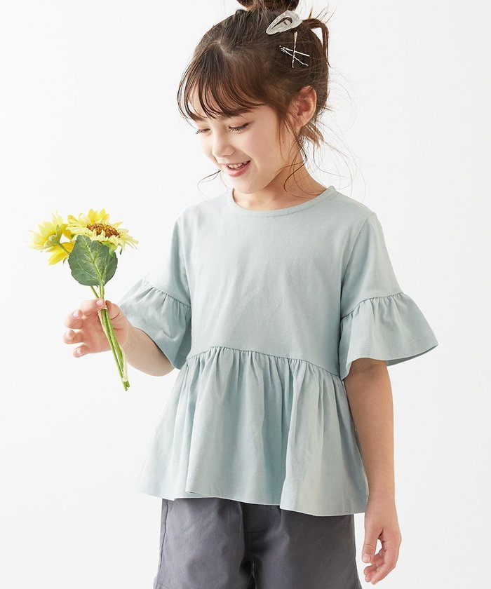 【デビロック/devirock / KIDS】のAライン 半袖Tシャツ Tシャツ トップス 25SS インテリア・キッズ・メンズ・レディースファッション・服の通販 founy(ファニー) https://founy.com/ ファッション Fashion キッズファッション KIDS トップス・カットソー Tops/Tees/Kids ギャザー Gather サンダル Sandals ショート Short スキニー Skinny 半袖 Short Sleeve おすすめ Recommend 2025年 2025 2025春夏・S/S Ss,Spring/Summer,2025 |ID: prp329100004528462 ipo3291000000032020772