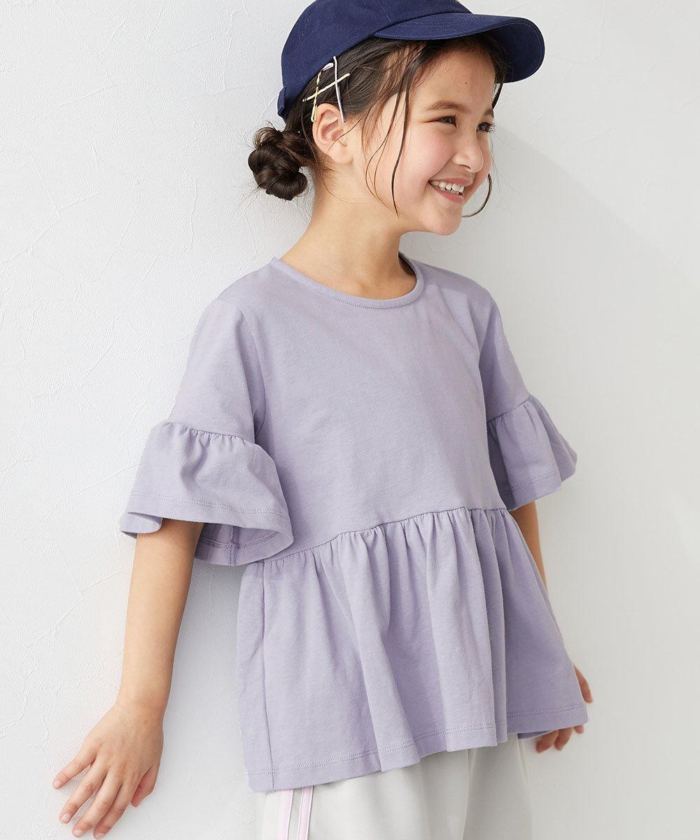 【デビロック/devirock / KIDS】のAライン 半袖Tシャツ Tシャツ トップス 25SS インテリア・キッズ・メンズ・レディースファッション・服の通販 founy(ファニー) 　ファッション　Fashion　キッズファッション　KIDS　トップス・カットソー　Tops/Tees/Kids　ギャザー　Gather　サンダル　Sandals　ショート　Short　スキニー　Skinny　半袖　Short Sleeve　おすすめ　Recommend　2025年　2025　2025春夏・S/S　Ss,Spring/Summer,2025　Gブルー|ID: prp329100004528462 ipo3291000000032020784