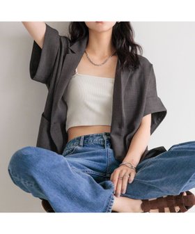 【ローリーズファーム/LOWRYS FARM】の【新色 】バスケットジャケットSS 人気、トレンドファッション・服の通販 founy(ファニー) ファッション Fashion レディースファッション Fashion for Women アウター Coat / Outerwear Collection レディースジャケット・軽アウター Jackets おすすめ Recommended / Our Picks クール Cool, Chic ジャケット Jacket, Outerwear セットアップ Set-Up, Coordinated Outfit タイトスカート Pencil Skirt, Tight Skirt バスケット Basket, Basket Bag バランス Balance, Style Balance ボトム Bottoms, Lower Wear |ID:prp329100004528463