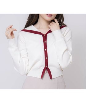 【ノエラ/Noela】のセーラーカラーマリンニット 人気、トレンドファッション・服の通販 founy(ファニー) ファッション Fashion レディースファッション WOMEN トップス・カットソー Tops/Tshirt ニット Knit Tops デニム Denim トレンド Trend プレート Plate ポケット Pocket |ID:prp329100004528465