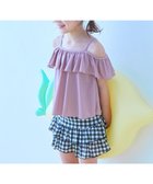【デビロック/devirock / KIDS】のUVカット 3WAYで着られる オフショルセットアップ水着 Gラベンダー|ID: prp329100004528469 ipo3291000000032216341