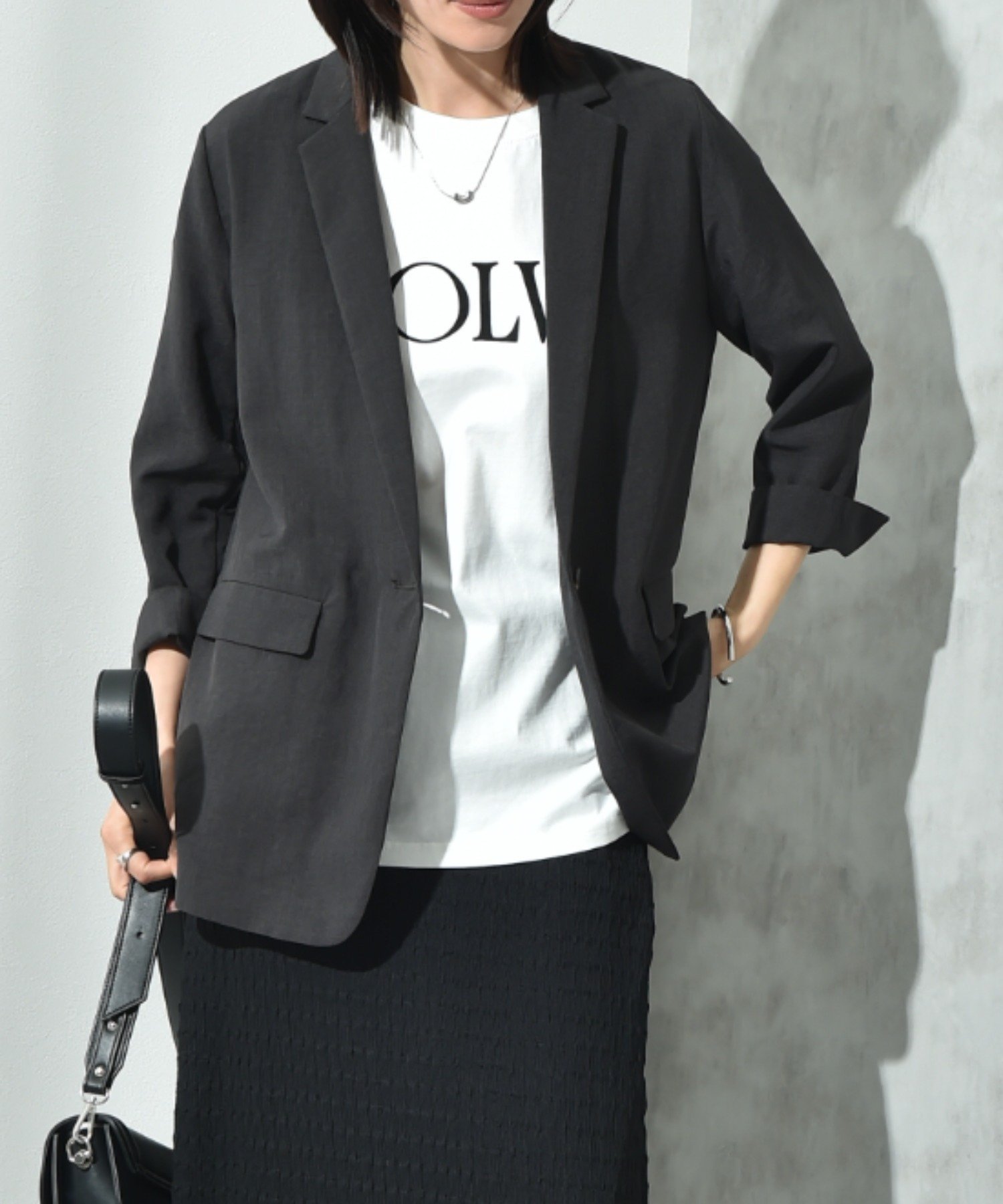 【インタープラネット/INTERPLANET】のタンブラーブッチャーテーラードジャケット 人気、トレンドファッション・服の通販 founy(ファニー) 　ファッション　Fashion　レディースファッション　Ladies' Fashion Online　アウター　Coat Outerwear　ジャケット　Jackets　テーラードジャケット　Tailored Jackets　ジャケット　Jacket　ベーシック　Basic　マニッシュ　Mannish　リラックス　Relax　 other-1|ID: prp329100004528490 ipo3291000000032586336