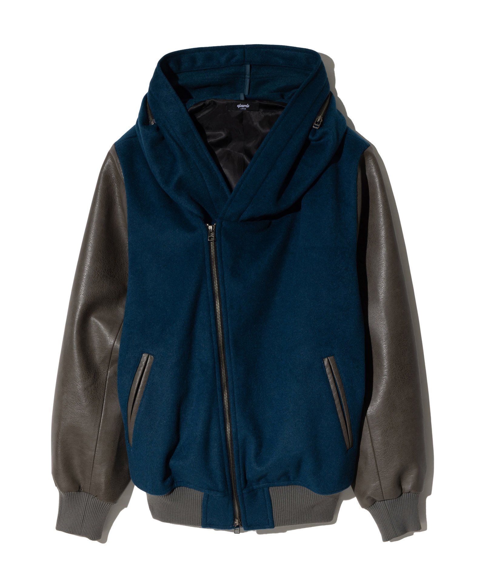 【グラム/glamb】のCarol Stadium Jumper インテリア・キッズ・メンズ・レディースファッション・服の通販 founy(ファニー) 　ファッション　Fashion　レディースファッション　WOMEN　オータム　Autumn　コレクション　Collection　ショルダー　Shoulder　ジップ　Zip　ダブル　Double　ドロップ　Drop　ハイネック　High Neck　メルトン　Melton　リメイク　Remake　ルーズ　Loose　A/W・秋冬　Aw・Autumn/Winter・Fw・Fall-Winter　Blue|ID: prp329100004528498 ipo3291000000032020916