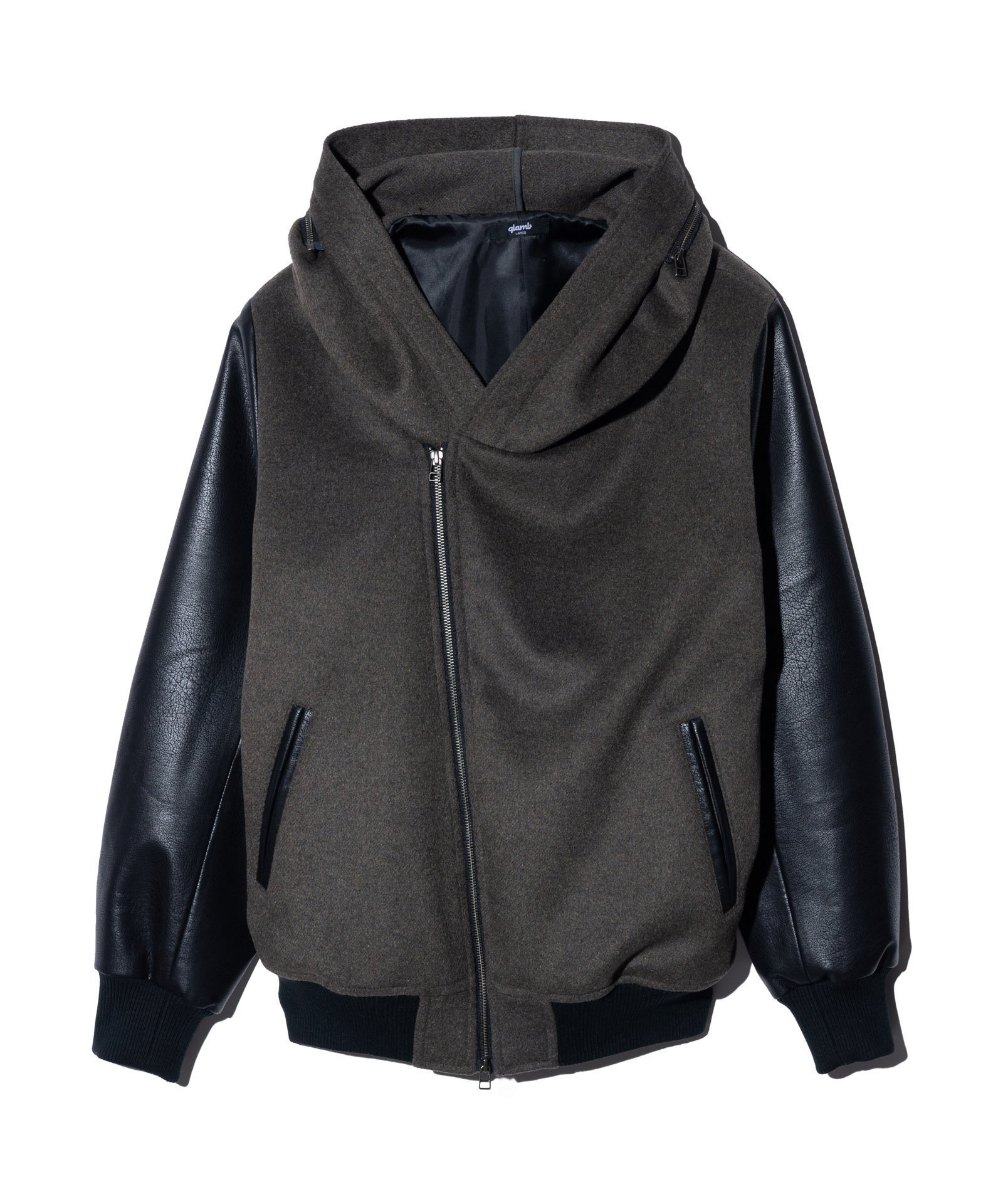 【グラム/glamb】のCarol Stadium Jumper インテリア・キッズ・メンズ・レディースファッション・服の通販 founy(ファニー) 　ファッション　Fashion　レディースファッション　WOMEN　オータム　Autumn　コレクション　Collection　ショルダー　Shoulder　ジップ　Zip　ダブル　Double　ドロップ　Drop　ハイネック　High Neck　メルトン　Melton　リメイク　Remake　ルーズ　Loose　A/W・秋冬　Aw・Autumn/Winter・Fw・Fall-Winter　Gray|ID: prp329100004528498 ipo3291000000032020918