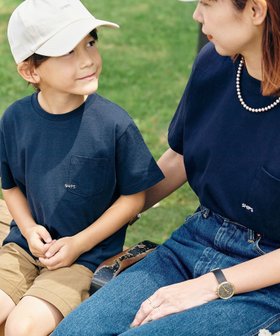 【シップス/SHIPS / KIDS】の【WEB限定】SHIPS KIDS 100~160cm / 家族おそろい SHIPS マイクロロゴ TEE 人気、トレンドファッション・服の通販 founy(ファニー) ファッション Fashion キッズファッション KIDS ショート Short スリーブ Sleeve ポケット Pocket リラックス Relax ロング Long |ID:prp329100004528500