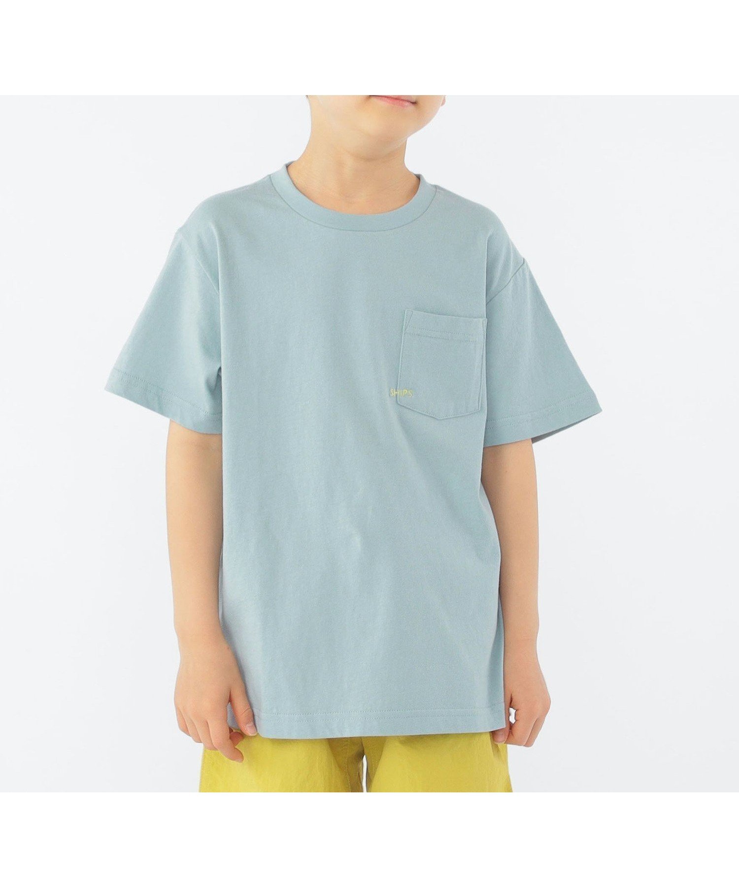 【シップス/SHIPS / KIDS】の【WEB限定】SHIPS KIDS 100~160cm / 家族おそろい SHIPS マイクロロゴ TEE インテリア・キッズ・メンズ・レディースファッション・服の通販 founy(ファニー) 　ファッション　Fashion　キッズファッション　KIDS　ショート　Short　スリーブ　Sleeve　ポケット　Pocket　リラックス　Relax　ロング　Long　ライトブルー|ID: prp329100004528500 ipo3291000000032020940
