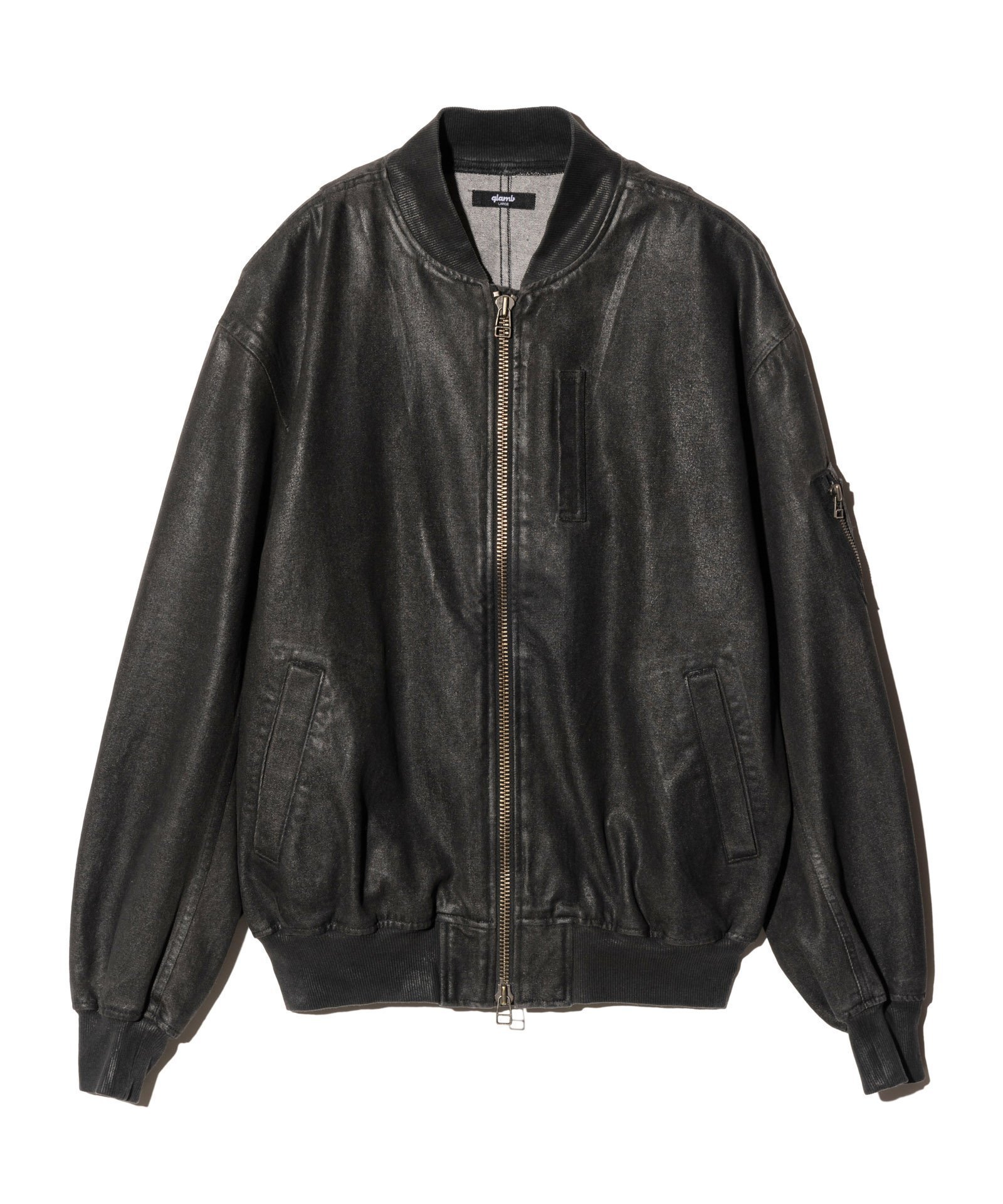 【グラム/glamb】のParaffin Coated Denim MA-1 インテリア・キッズ・メンズ・レディースファッション・服の通販 founy(ファニー) 　ファッション　Fashion　レディースファッション　WOMEN　アウター　Coat Outerwear　コート　Coats　MA-1　MA-1　コーティング　Coating　ジャケット　Jacket　デニム　Denim　ポケット　Pocket　ミリタリー　Military　定番　Standard　Gray|ID: prp329100004528511 ipo3291000000032020980