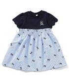 【その他のブランド/Other】の3柄スカラップドッキングワンピース 人気、トレンドファッション・服の通販 founy(ファニー) ファッション Fashion キッズファッション Fashion for Kids ワンピース Dresses おすすめ Recommended / Our Picks スカラップ Scallop, Scalloped Edge thumbnail ストライプ柄|ID: prp329100004528514 ipo3291000000033238259