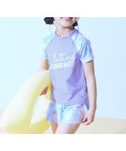【デビロック/devirock / KIDS】のUVカット インナー付き Tシャツ型セットアップ水着 水着 セパレート水着 25SS 002-タイダイ-Sバイオレット|ID: prp329100004528517 ipo3291000000032481264