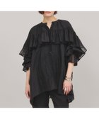 【カレンソロジー/Curensology】のリネンブレンドシアーブラウス ブラック09|ID: prp329100004528519 ipo3291000000032021013