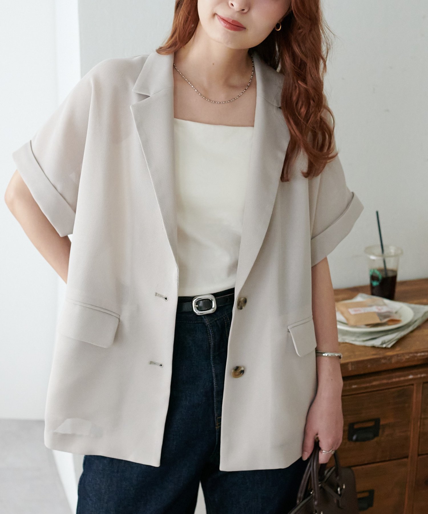 【ディスコート/Discoat】の《新色追加!》メッシュ半袖テーラードジャケット 人気、トレンドファッション・服の通販 founy(ファニー) 　ファッション　Fashion　レディースファッション　Fashion for Women　アウター　Coat / Outerwear Collection　レディースジャケット・軽アウター　Jackets　テーラードジャケット / 通勤・きれいめスタイル　Tailored Jackets & Blazers　ジャケット　Jacket, Outerwear　メッシュ　Mesh, Net Fabric　半袖　Short Sleeve, Half Sleeve　夏　Summer　 other-1|ID: prp329100004528523 ipo3291000000033113511