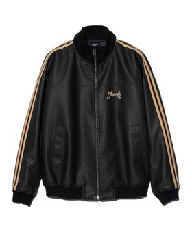 【グラム/glamb】のSynth Leather Track Jacket 人気、トレンドファッション・服の通販 founy(ファニー) ファッション Fashion レディースファッション WOMEN アウター Coat Outerwear ジャケット Jackets ウォッシュ Wash ベーシック Basic モノトーン Monotone リュクス Luxe |ID:prp329100004528524