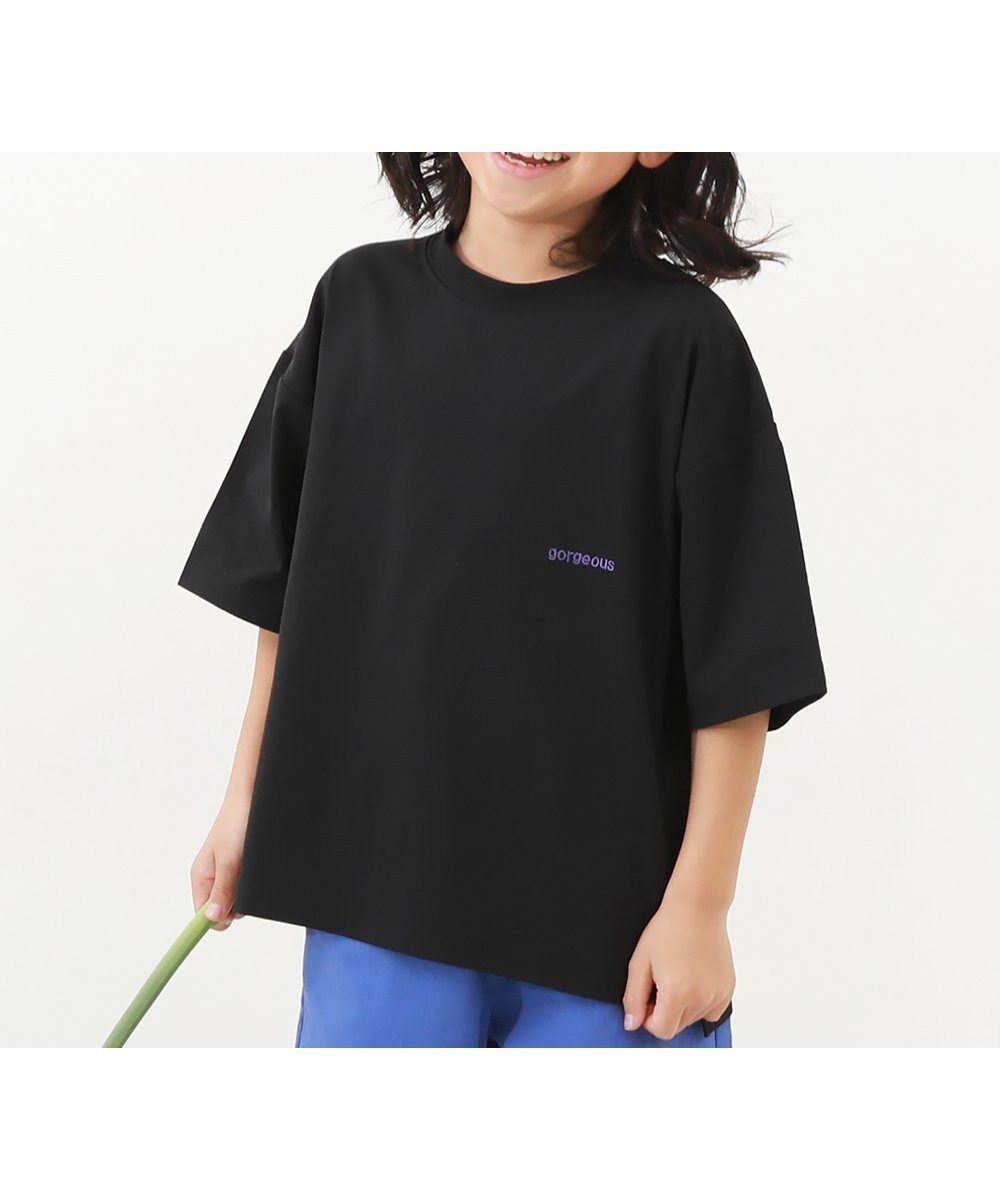 【デビロック/devirock / KIDS】の防汚 半袖Tシャツ Tシャツ トップス 25SS インテリア・キッズ・メンズ・レディースファッション・服の通販 founy(ファニー) 　ファッション　Fashion　キッズファッション　KIDS Children’s Clothing　トップス・カットソー　Tops/Tees/Kids　ストレッチ　Stretch　デニム　Denim　トレンド　Trend　定番　Standard　フレア　Flare　半袖　Short Sleeve　おすすめ　Recommend　2025年　2025　2025春夏・S/S　Ss,Spring/Summer,2025　ブラック|ID: prp329100004528525 ipo3291000000032625436