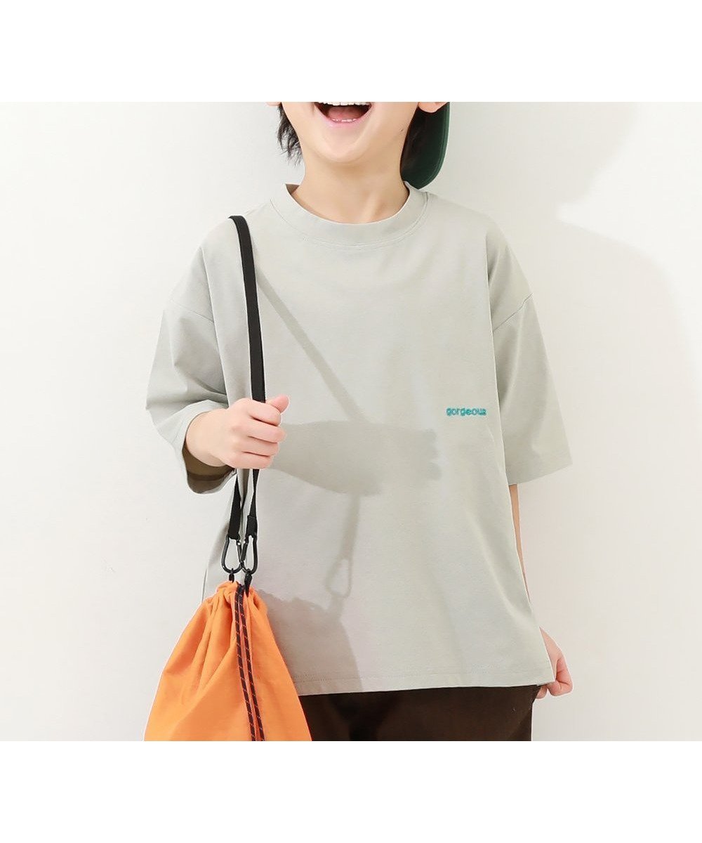 【デビロック/devirock / KIDS】の防汚 半袖Tシャツ Tシャツ トップス 25SS インテリア・キッズ・メンズ・レディースファッション・服の通販 founy(ファニー) 　ファッション　Fashion　キッズファッション　KIDS Children’s Clothing　トップス・カットソー　Tops/Tees/Kids　ストレッチ　Stretch　デニム　Denim　トレンド　Trend　定番　Standard　フレア　Flare　半袖　Short Sleeve　おすすめ　Recommend　2025年　2025　2025春夏・S/S　Ss,Spring/Summer,2025　Lグレー|ID: prp329100004528525 ipo3291000000032625441