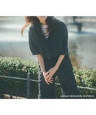 【アーバンリサーチ ドアーズ/URBAN RESEARCH DOORS】の『仁村紗和さん着用』『UR TECH』サマシェアドロストブラウス CHARCOAL|ID: prp329100004528528 ipo3291000000032621896