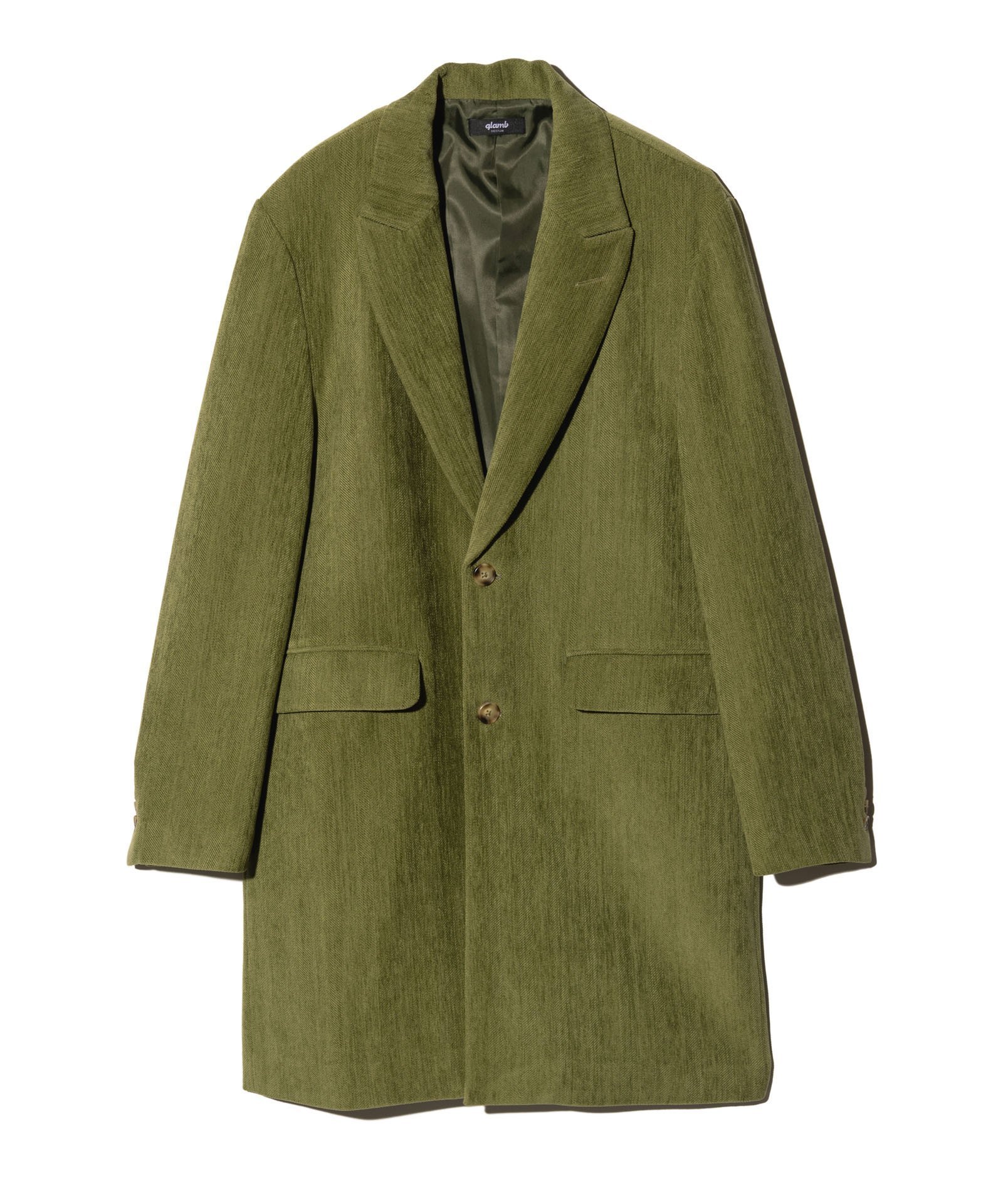 【グラム/glamb】のLoose Chester Coat インテリア・キッズ・メンズ・レディースファッション・服の通販 founy(ファニー) 　ファッション　Fashion　レディースファッション　WOMEN　アウター　Coat Outerwear　コート　Coats　ショール　Shawl　スウェット　Sweat　ダウン　Down　チェスターコート　Chester Coat　ツイード　Tweed　デニム　Denim　リラックス　Relax　ルーズ　Loose　ワイド　Wide　Khaki|ID: prp329100004528538 ipo3291000000032021091