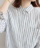 【ジャーナルスタンダード レリューム/JOURNAL STANDARD relume】の手洗い可 / No.66ストライプフレンチリネンシャツ ネイビー|ID: prp329100004528542 ipo3291000000032743958
