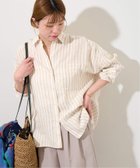 【ジャーナルスタンダード レリューム/JOURNAL STANDARD relume】の手洗い可 / No.66ストライプフレンチリネンシャツ イエロー|ID: prp329100004528542 ipo3291000000032743960